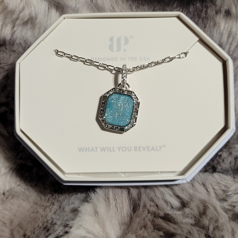 Stunning Blue and Silver Necklace
